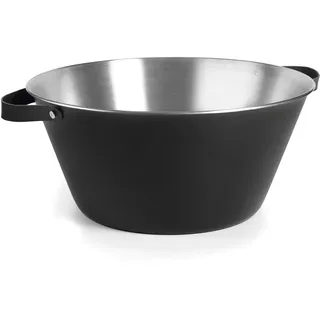 Lacor 65450 - Moon Black Basin, Edelstahl 18/10, 50 cm