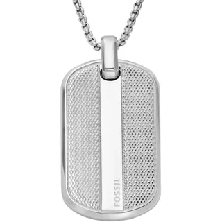 Fossil Kette mit Anhänger »Schmuck Geschenk Edelstahl Knox JF04882040 - silber