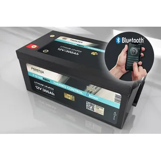 forster individual batteries FORSTER 300Ah 12,8V LiFePO4 Thermo-Control 200A-BMS Smart Bluetooth 3840Wh