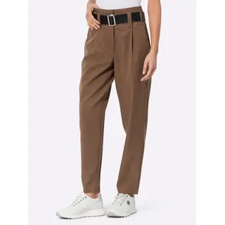 CREATION L creation L, Paperbag-Hose, braun,