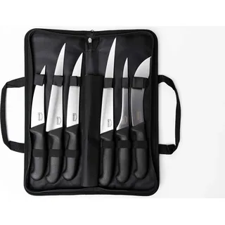 Samura Butcher 6-teiliges Messerset mit Tasche - Silber