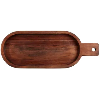 Asa Selection Wood ovale Schale flach Braun