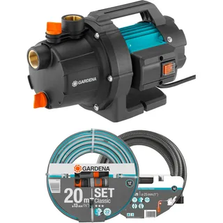 Gardena Gartenpumpe 3000/4 Basic Set 600 Watt