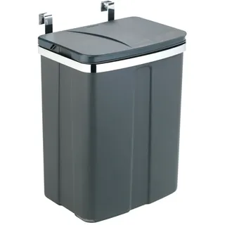Wenko Tür-Abfalleimer 12 l Grau
