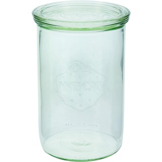 Weck Sturzglas 1050 ml (Hochwertiges Einweck; Einmach Glas mit Glasdeckel; zum Einkochen; Hitzebeständig; Mikrowellengeeignet; Backofengeeignet; Rundrandglas) 6 Stück