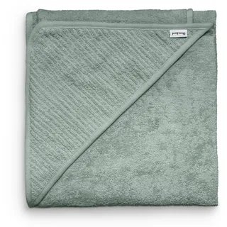 Ehrenkind® Kapuzenhandtuch | Babyhandtuch mit Kapuze aus kuschelig weicher Bio-Baumwolle | Badetuch in 100x100 cm | Jade | Badehandtuch Kinder | Als Baby Erstausstattung Neugeborene oder Baby Geschenk