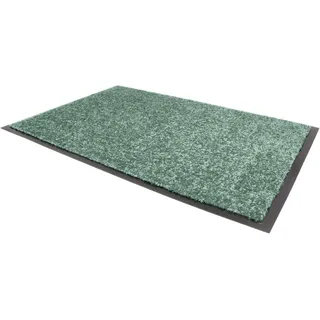 Primaflor-Ideen in Textil Fußmatte »Schmutzfangmatte CLEAN PRO, Made in Belgium« rechteckig 8 mm Höhe Uni-Farben, UV-beständig, strapazierfähig, waschbar, grün