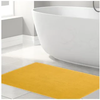 hammetex Badematte Senf 100 x 100 cm