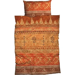 Indi Satin terra 155 x 220 cm + 40 x 80 cm