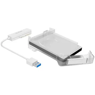 Icy Box IB-AC703-U3, 2,5" Festplattengehäuse, Weiss