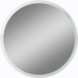 Paco Home Wandleuchte "DOROTHY", Neutralweiß Spiegel LED Backlight Rund 50cm Touch-Schalter Wandspiegel Modern, weiß,