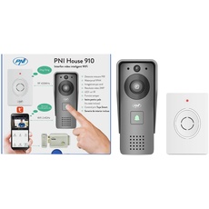 PNI Intelligente Video-Gegensprechanlage House 910 WiFi HD, P2P, Elektroschlosssteuerung, intelligent mit Anderen Tuya-kompatiblen Produkten