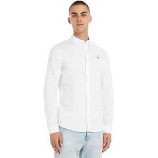 Tommy Hilfiger Slim Stretch Oxford Langarmhemd White L