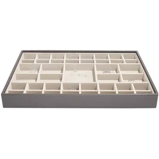 Stackers – Schmuckbox, besonders Tief, 41 Fächer, mink, 36 x 25 x 4 cm