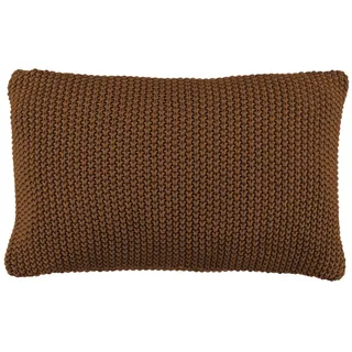 Marc O'Polo Dekokissen Nordic Knit Toffee Brown 30x60 cm