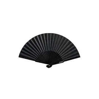 HEYDA Artikel zum Bemalen schwarz Handfächer, 1 St.