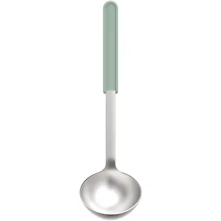 Mepal - Edelstahl-Suppenkelle Chef it - Servieren großzügiger Portionen - Liegt angenehm in der Hand - Spülmaschinengeeignet - Küchenutensilien - 32 cm - Nordic sage