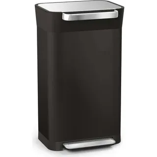 Joseph Joseph Titan 30 30L Trash Compactor de (Carbon Black), hohe Kapazität, modernes und robustes Design, ideal für theHome und Office. - Schwarz