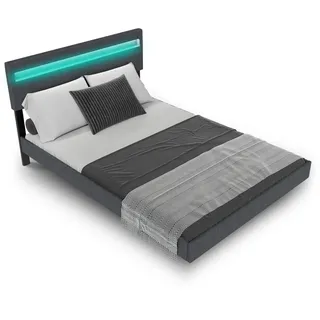 Juskys Schwebebett Lissabon - dunkelgrau