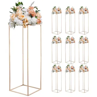 Vevor Hochzeitsblumenständer 80 x 28 x 28 cm Roségold