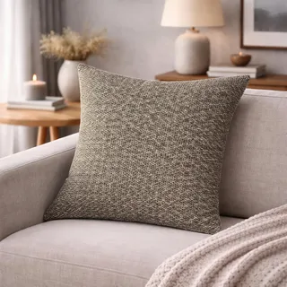 HOME WOHNIDEEN Kissenbezug FJELLA 40 x 40 cm Beige