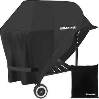 Grillabdeckung Abdeckhaube Grillplane Wetterfest Wasserdicht 100x60x95 Schwarz 21074 - Schwarz