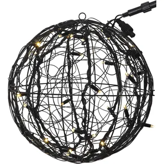 Star Trading 465-97, Leichte Dekorationsfigur, Schwarz, IP44, 30 Glühbirne(n), LED, 4 W - Schwarz