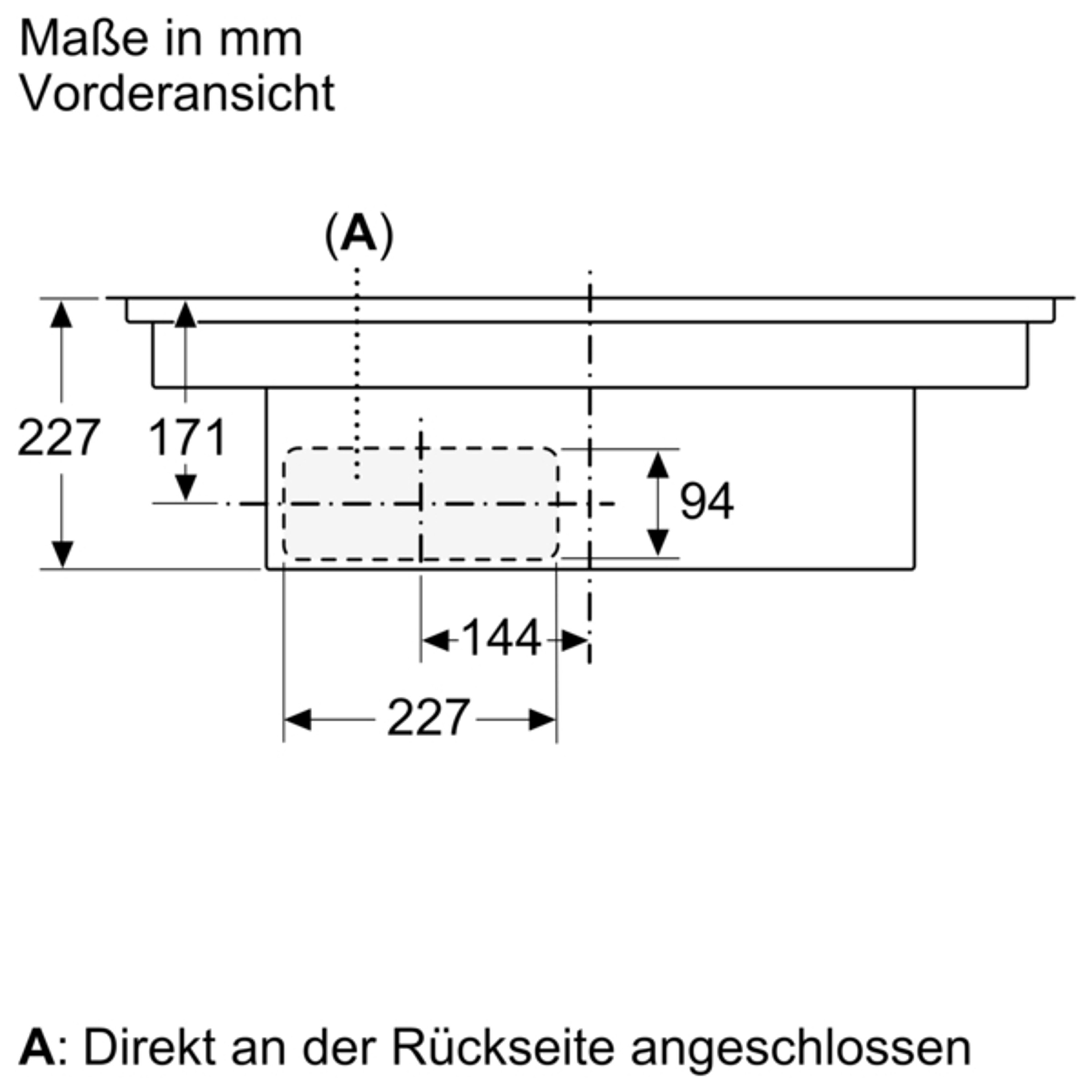 Bild von iQ700 EX807NX68E Kochfeld mit Dunstabzug (Induktion), 80 cm Zonen-Induktionskochfeld 4 Zone(n)