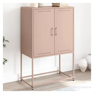 vidaXL Highboard Rosa 68,5x38,5x107 cm Stahl