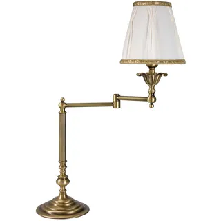 Premium Tischleuchte Schwenkbar Messing Bronziert Nachttischlampe Tischleuchten