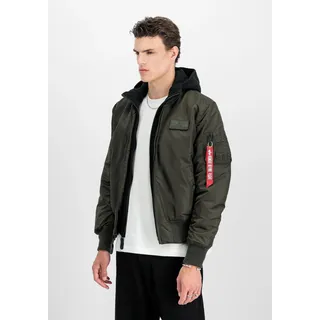 Alpha Industries Ma-1 D-tec schwarz/Black Olive 3XL