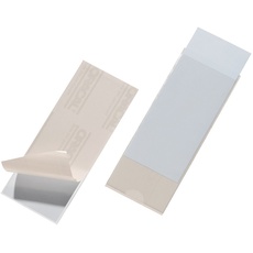 Durable Selbstklebetasche Pocketfix, 150 x 58 mm (Innenmaß), 10 Stück, transparent, 807519
