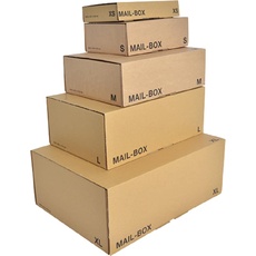 Fellowes, Versandkarton + Versandbox, Versandkarton Mail Box (25 x 33.5 x 11 cm, 1 x)