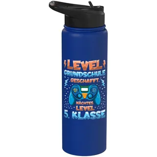 Level Grundschule Geschafft Nächstes Level 5. Klasse Schule Stainless Steel Insulated Water Bottle