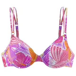 SUNSEEKER Bügel-Bikini-Top Damen Lila/Orange 38 Cup B