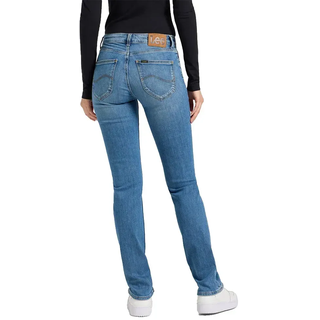 Lee Marion Classic Straight Fit Jeans - Cyber Blue - 30 - 33