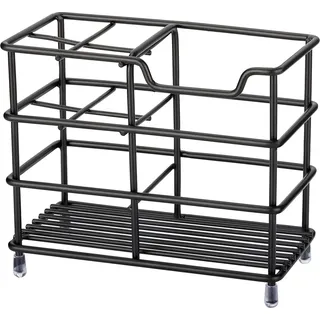 INF Zahnbürstenhalter / Badezimmer-Organizer Schwarz - Schwarz