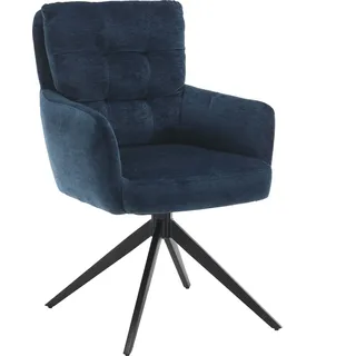 Home Affaire Esszimmerstuhl Sant Tropez blau 2er Set