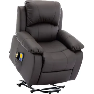 ASTAN HOGAR Ramón AH-AR30930CH Relaxsessel mit Selbsthilfefunktion (elektrische Liege, Massage und Therapie, Modell Ramón AH-AR30930CH, Schokolade)