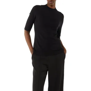 Comma Feinstrickpullover mit Stehkragen