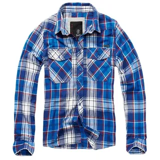 Brandit Textil Brandit Check Hemd, blau, 6XL für Männer