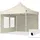 Faltpavillon 3 x 3 m inkl. 2 Seitenteile Creme