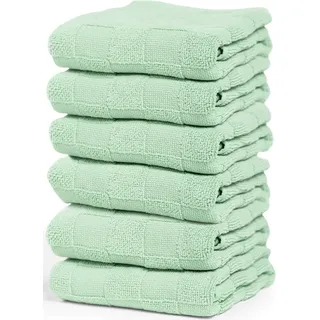 Cinderella Geschirrtuch »Checkmaid« Küchenhandtuch aus reiner Baumwolle, Maße je Tuch ca. 50x55 cm, grün