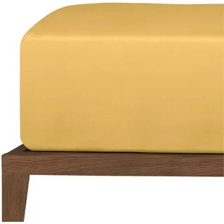 SCHIESSER Spannbettlaken Jersey 100 x 200 - 100 x 220 cm gelb