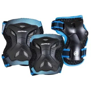 Powerslide Kids Pro Set - Black / Blue - XS
