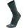 Socken green melange/black 35-38