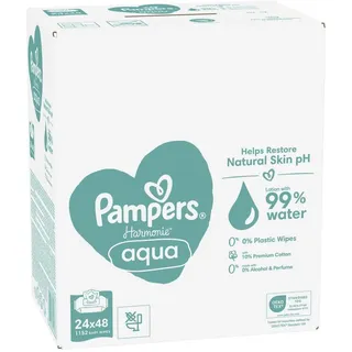 Pampers Harmonie Aqua Feuchttücher 1152 Stück 24 x 48