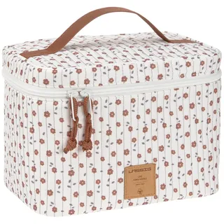 Lässig Kulturbeutel Casual Nursery Caddy To Go Bag Flowers White
