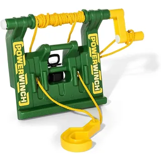 Rolly Toys rollyPowerwinch Seilwinde John Deere für Kinder, Made in Germany, grün
