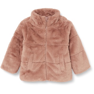 Name It Mädchen NMFMOSA Fake FUR Jacket PB Jacke, Brownie, 110